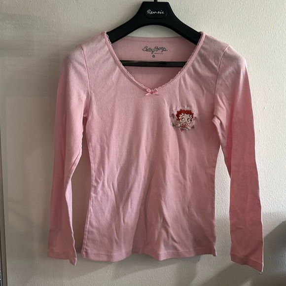 Pink Betty Boop long sleeve - Picture 1 of 4